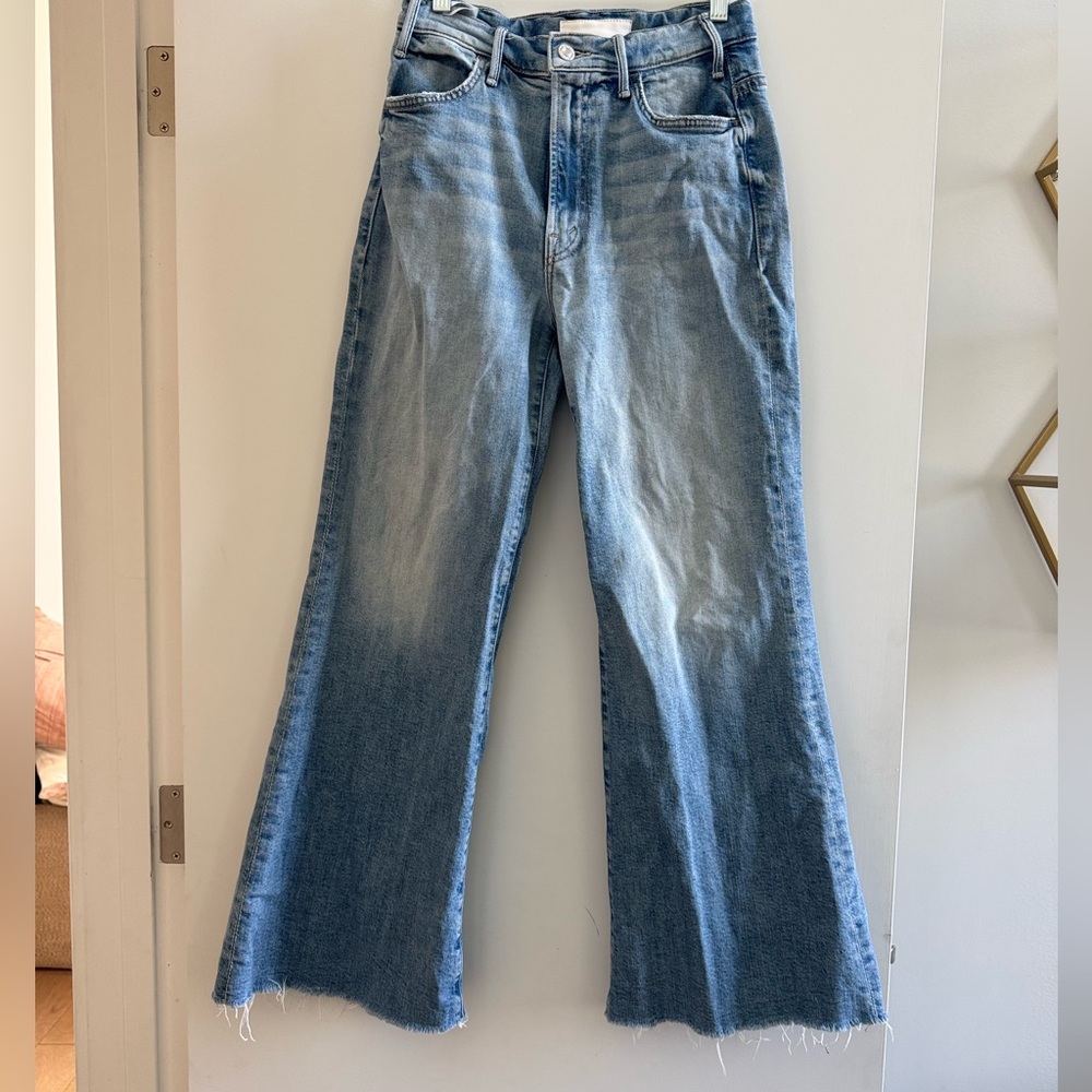 MOTHER JEANS —- Lil Hustler Roller Fray - I confess wash